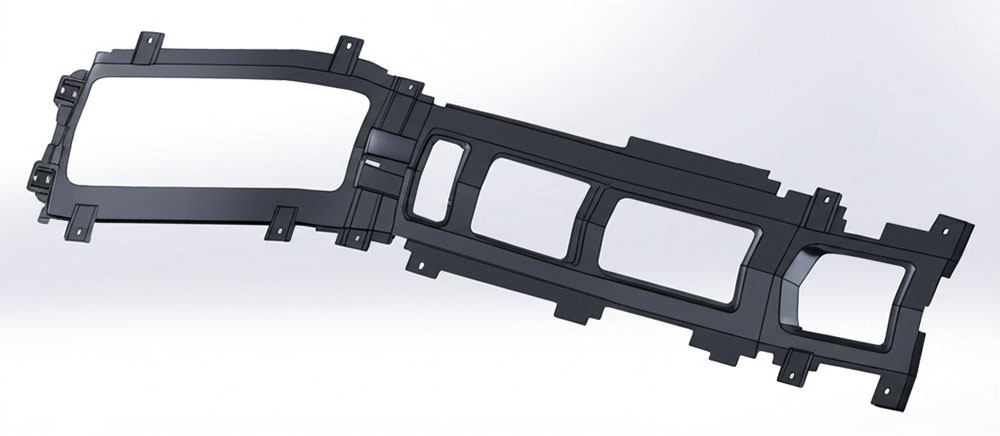 Car dashboard bracket