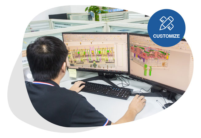 Customized precision molds